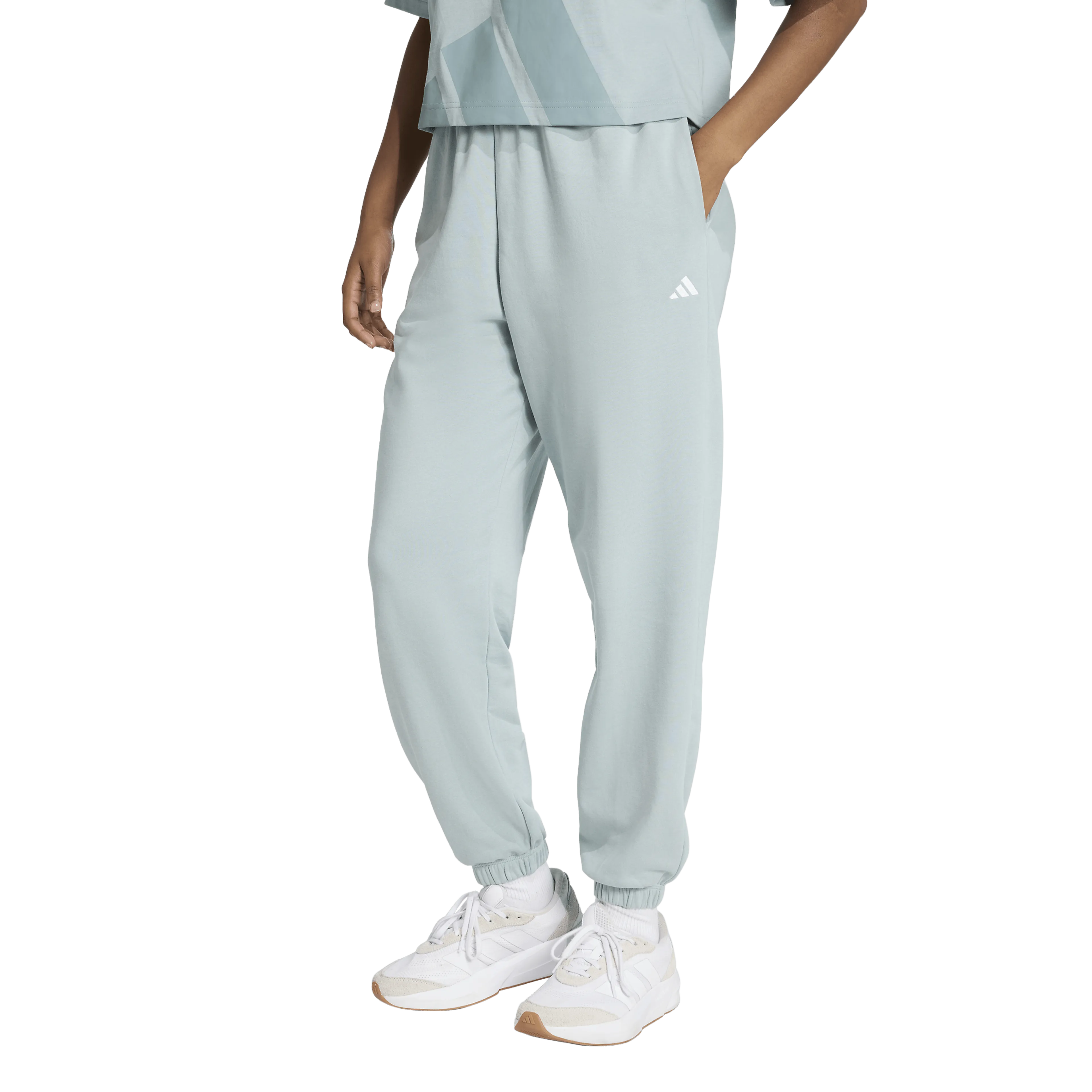 Essentials Small Logo French Terry Cuffed Joggebukse Dame