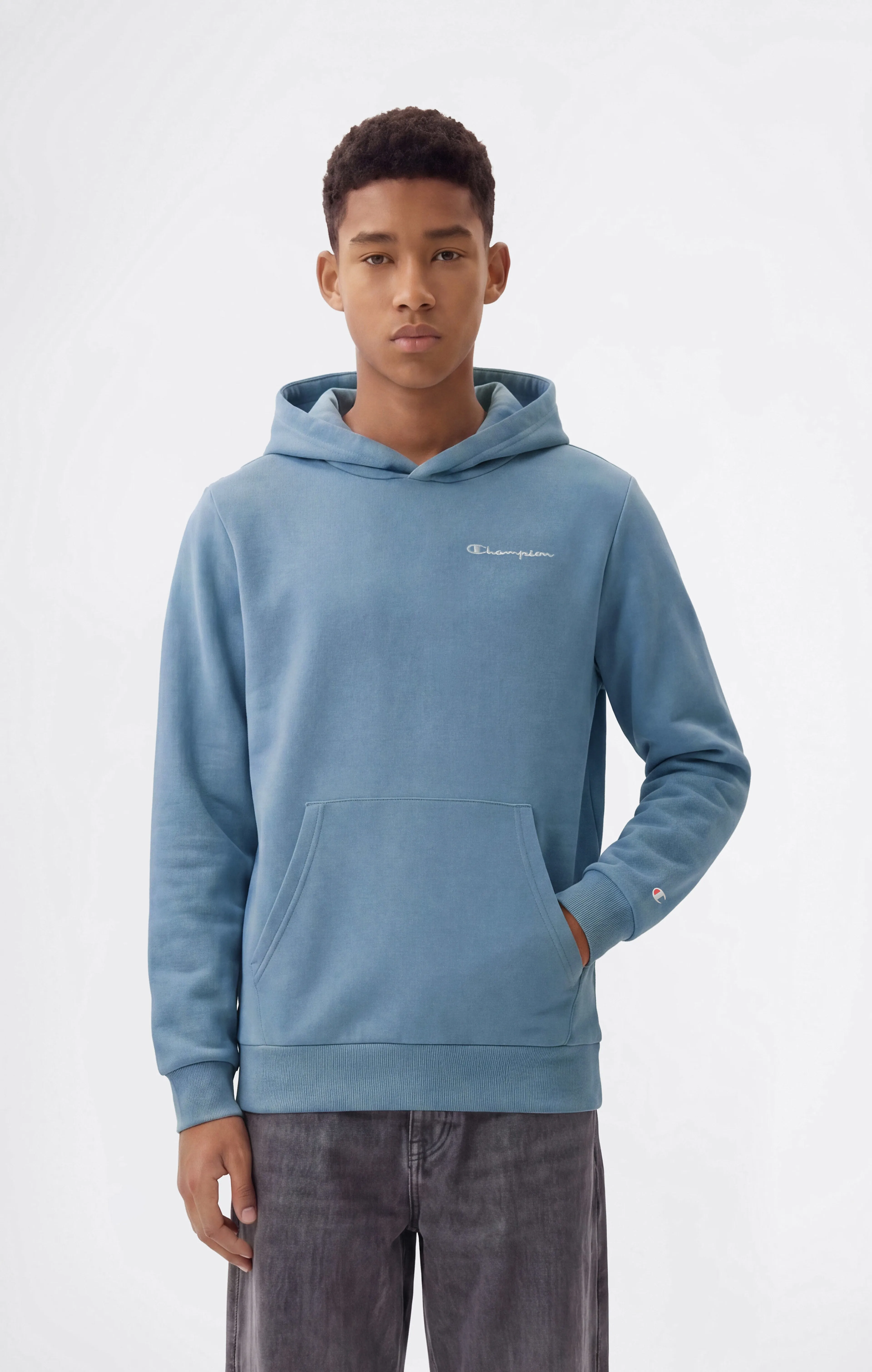 Hooded Sweatshirt small contrast logo junior