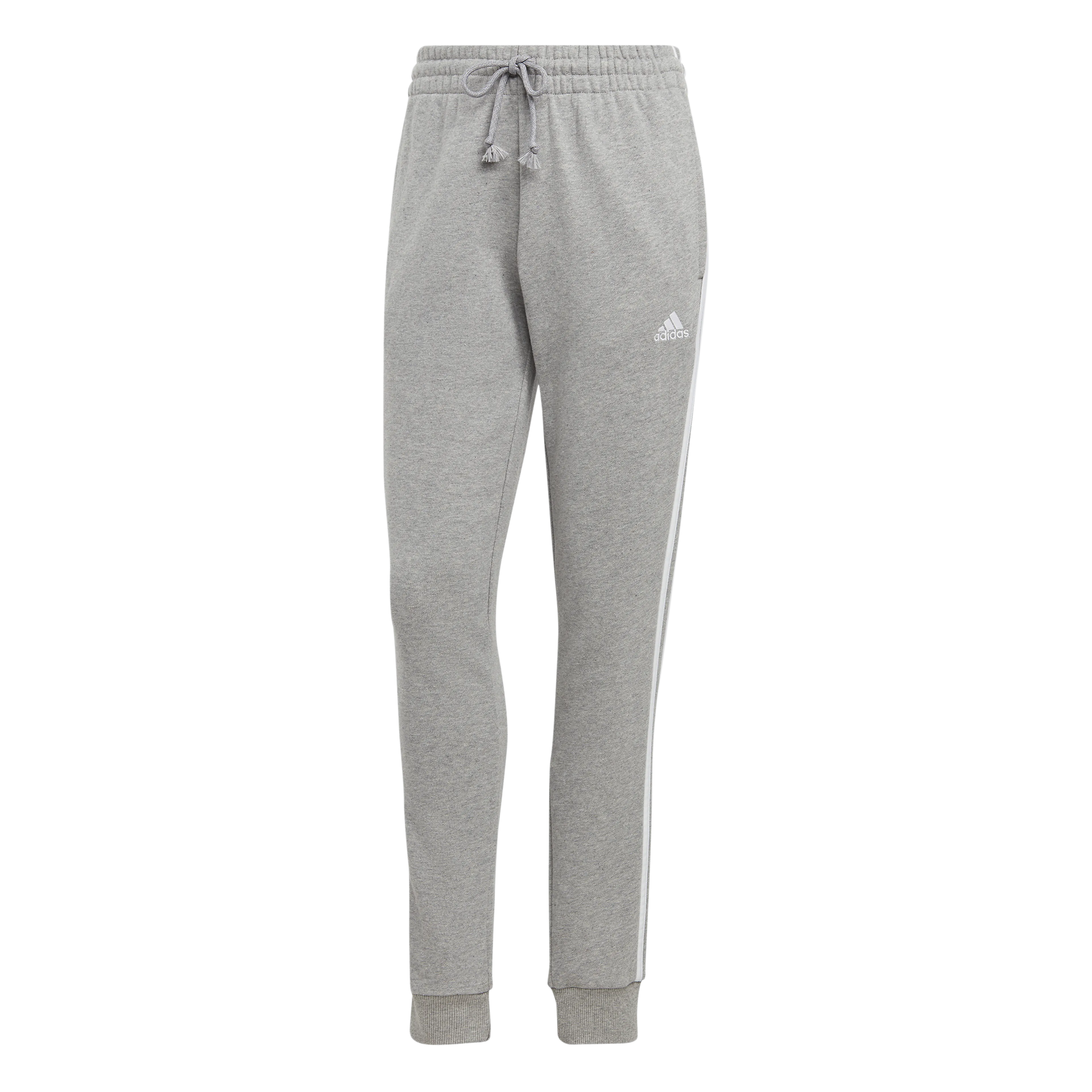 Essentials 3-Stripes French Terry Cuffed joggebukse dame Essentials 3-Stripes French Terry Cuffed joggebukse dame