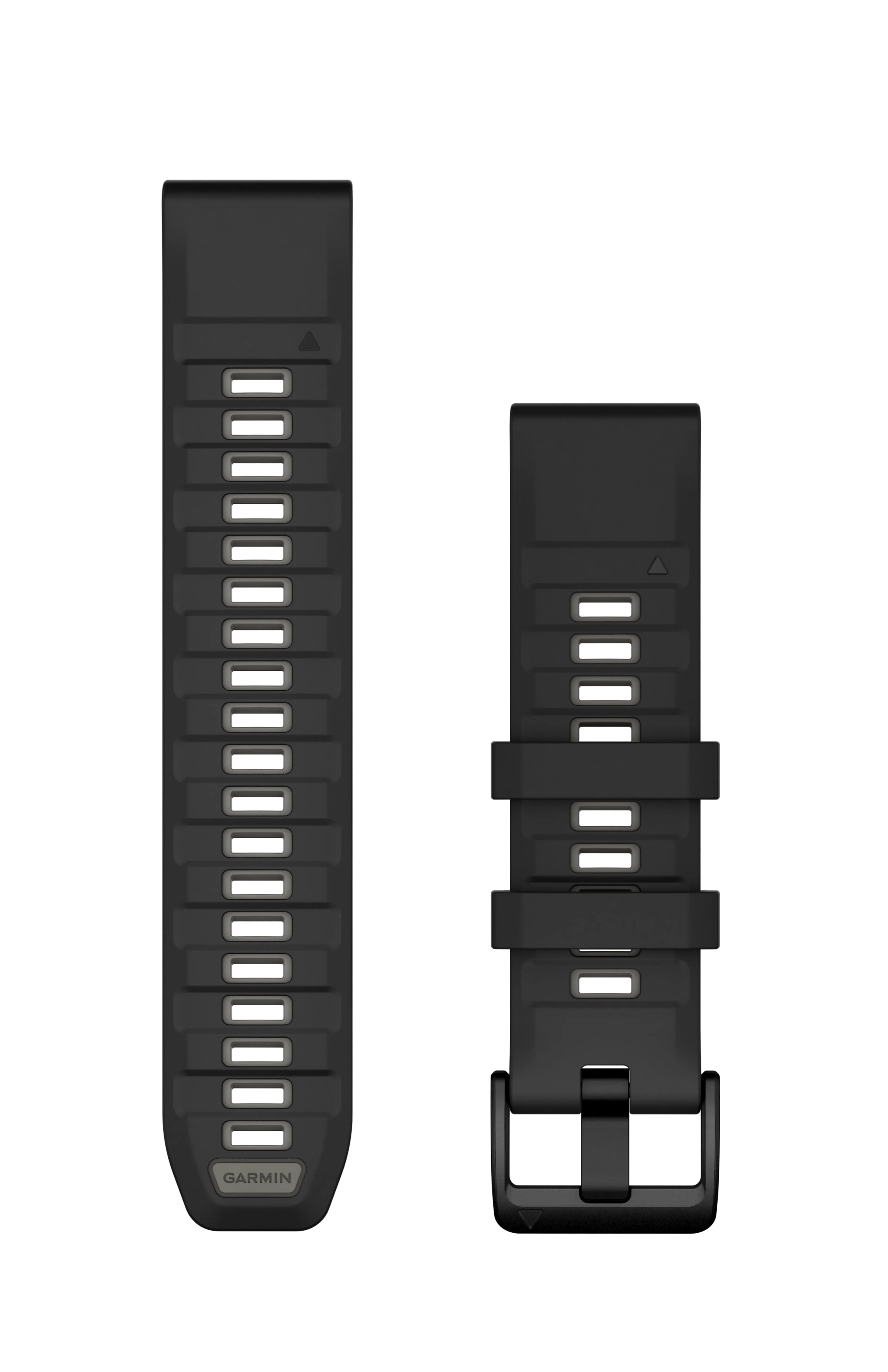 Black/Pebble Gry Silicone Band