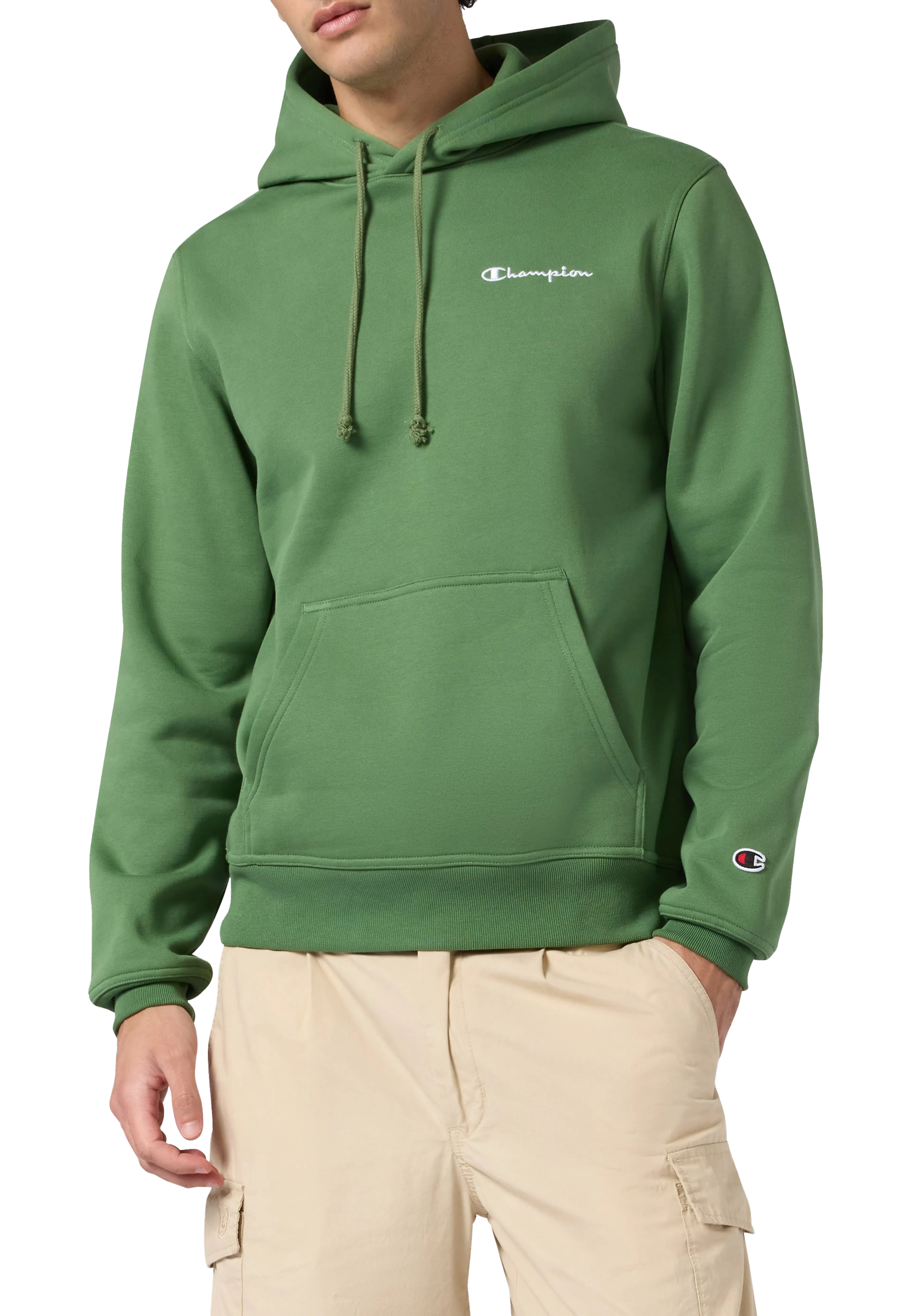 Hooded Sweatshirt small contrast logo mens