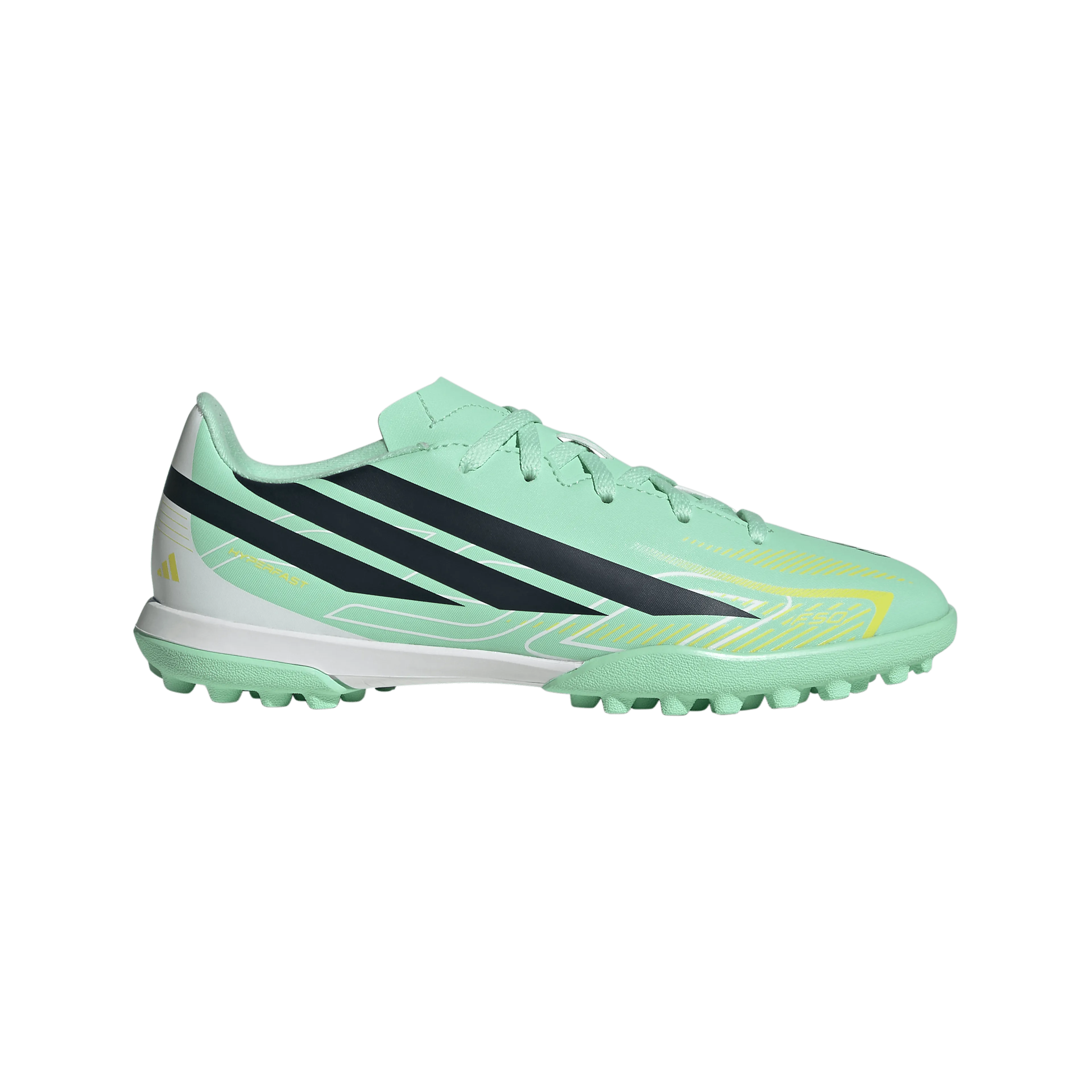 F50 HYPERFAST CLUB Turf Fotballsko Grus/Kunstgress Barn