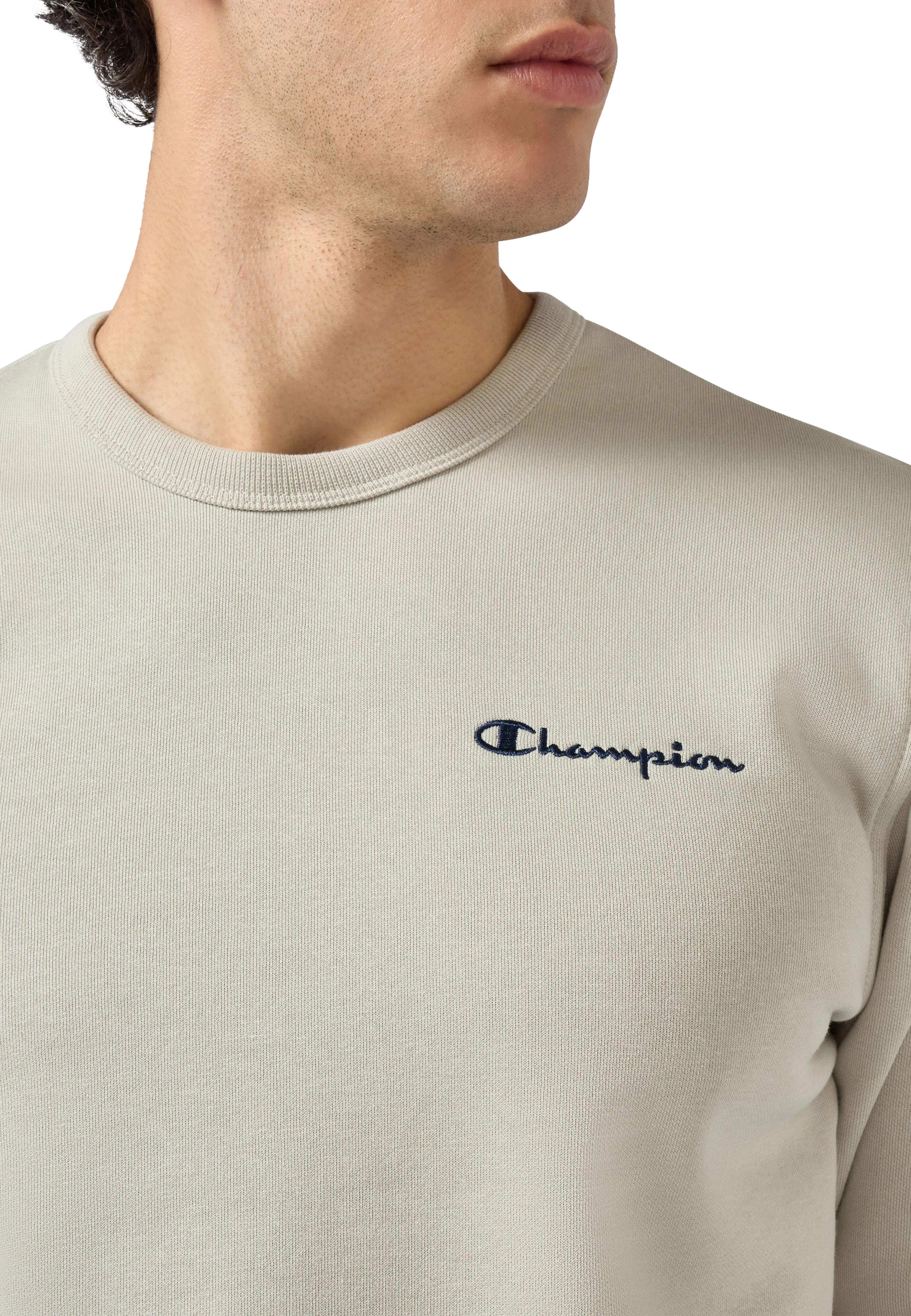 Crewneck Sweatshirt small contrast logo mens Crewneck Sweatshirt small contrast logo mens
